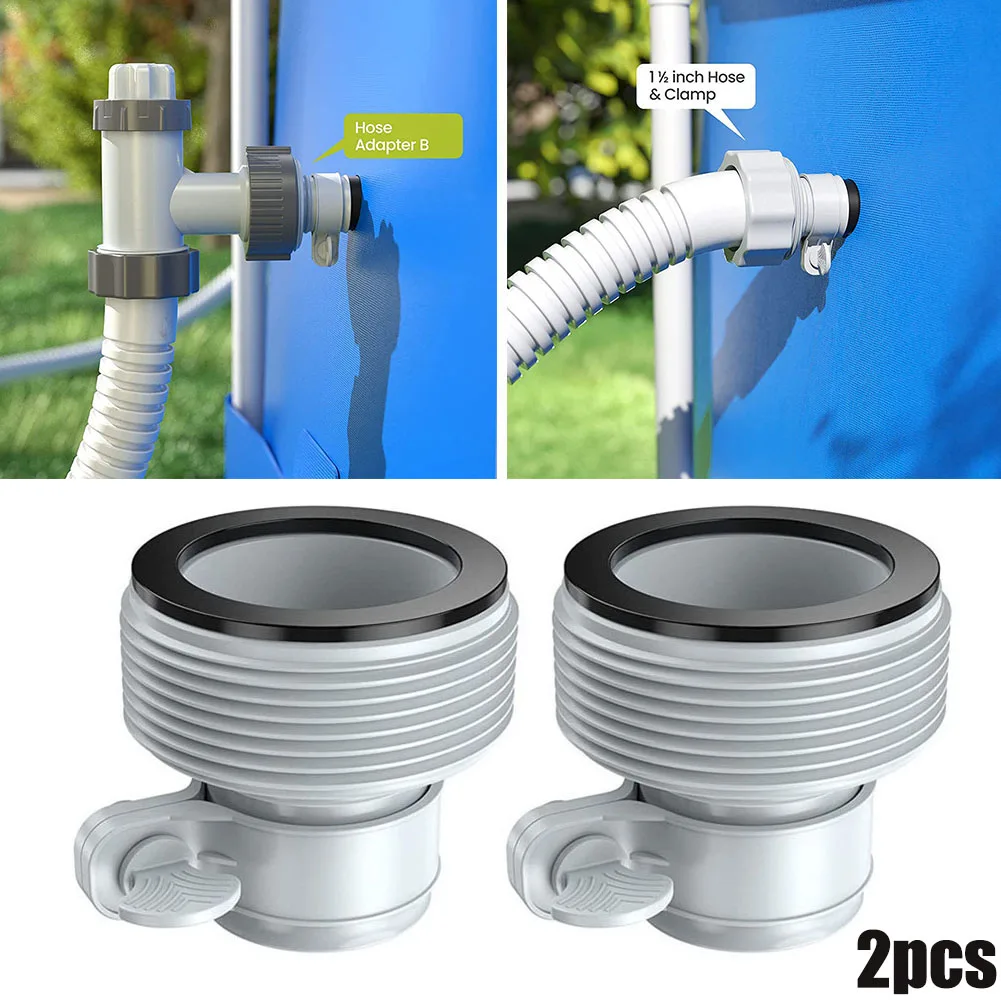 2pc Adapters 29061E For INTEX Pool 1.25" Fittings To 1.5" Fittings Type B Pump Parts Conversion Skimmer Systems Basket
2pc Adapters 29061E For INTEX Pool 1.25" Fittings To 1.5" Fittings Type B Pump Parts Conversion Skimmer Systems Basket