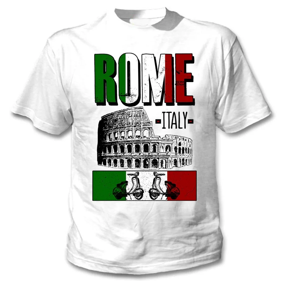 Rome City Italy Flag Color T Shirt Cotton Round Neck Short Sleeve T Shirt New Size S-3XL
Rome City Italy Flag Color T Shirt Cotton Round Neck Short Sleeve T Shirt New Size S-3XL