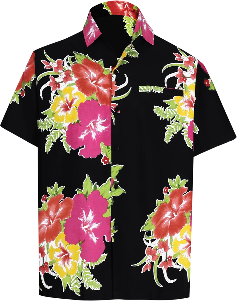 

Футболка мужская с 3d принтом, Гавайская Повседневная на одной пуговице, Пляжная рубашка оверсайз с короткими рукавами, модная одежда, лето