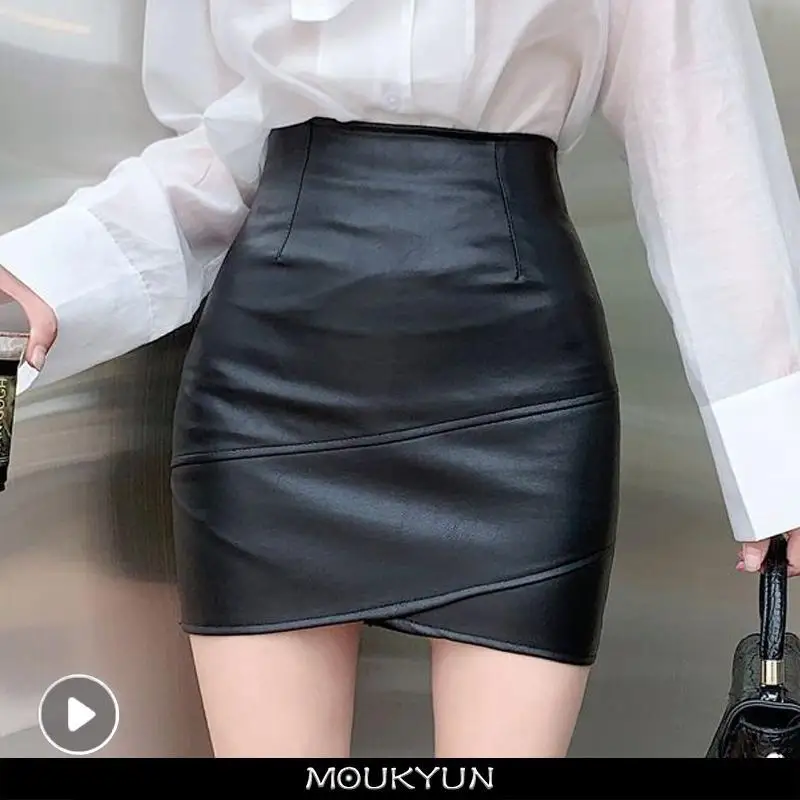 MOUKYUN Women Summer Sexy Pu Leather Matte High Waist Skirts Woman Skirt Korean Fashion Female Fall Base Skirt Ropa Mujer
MOUKYUN Women Summer Sexy Pu Leather Matte High Waist Skirts Woman Skirt Korean Fashion Female Fall Base Skirt Ropa Mujer