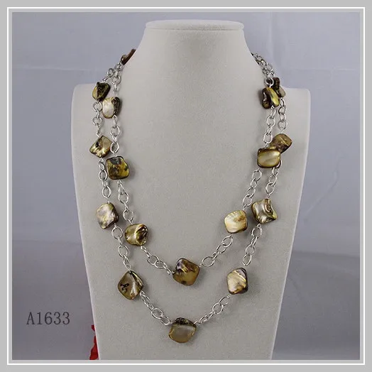 Wholesale 120cm Long Baroque Shell Jewelry Tible Silver Chain Sea Shell Necklace Handmade Fashon Jewelry Charming Lady Gift
Wholesale 120cm Long Baroque Shell Jewelry Tible Silver Chain Sea Shell Necklace Handmade Fashon Jewelry Charming Lady Gift