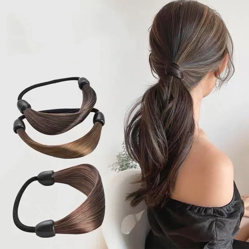 Elegant Hair Strands Elastics Hair Band Scrunchies for Women Girl Ponytail Holder Hair Rope Korean Hairband
Elegant Hair Strands Elastics Hair Band Scrunchies for Women Girl Ponytail Holder Hair Rope Korean Hairband