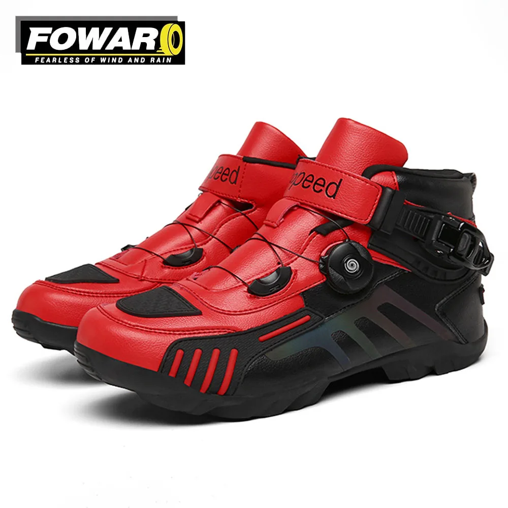 

Four Season Style Botas Moto Bombre Balance Off Road Racing Boots Breathable Knight Shoes Crashproof Motorcycle Riding Shoes