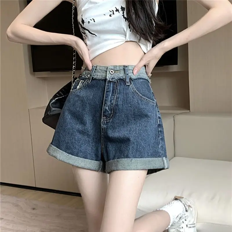 2023 Women'S Denim Shorts Summer New High Waist Slim Ragged Edge Design Straight Leg Free Shipping
2023 Women'S Denim Shorts Summer New High Waist Slim Ragged Edge Design Straight Leg Free Shipping