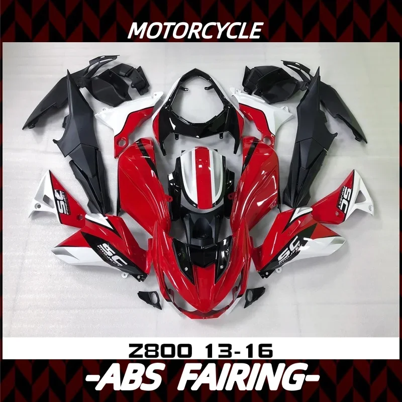 

red black Kit For Z800 13-16 2013 2014 2015 2016 SC red Bodywork High Quality ABS Injection Plastics Fairings