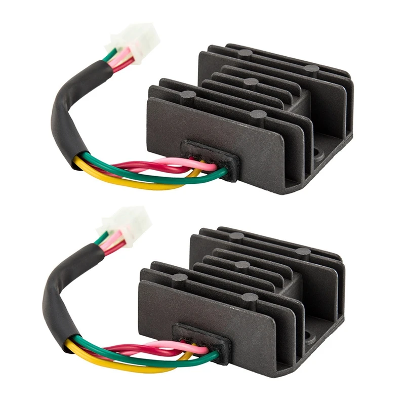 2X Universal 4 Wire Full Wave Black Motorcycle Regulator Rectifier 12V DC Bike Quad
2X Universal 4 Wire Full Wave Black Motorcycle Regulator Rectifier 12V DC Bike Quad
