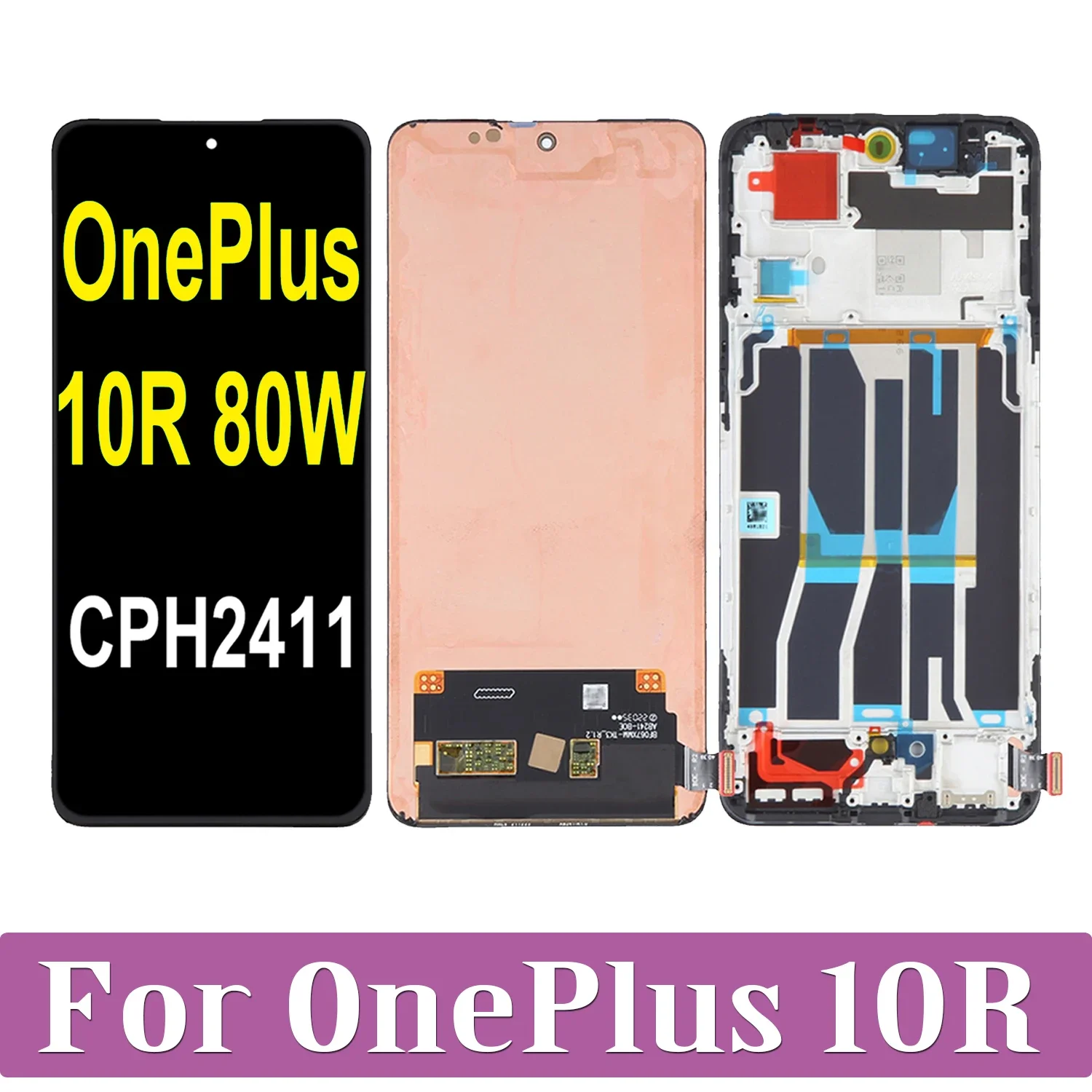 6.7''AMOLED For Oneplus 10R 80W CPH2411 LCD Display Touch Screen Digitizer Assembly For One Plus 10R 150W LCD
6.7''AMOLED For Oneplus 10R 80W CPH2411 LCD Display Touch Screen Digitizer Assembly For One Plus 10R 150W LCD