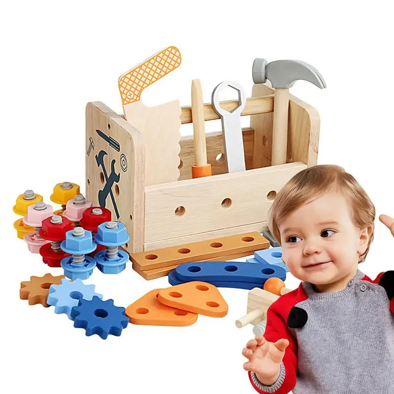 

Screw Assembling Toys Hands-on Ability Training Early Education Toy Nut Disassembly And Assembly Learning Sensory Bin Building