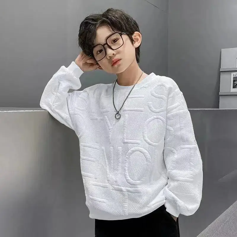 2023 Autumn New Boys 5-14 Years Clothes Cotton Outerwear Casual 3D Letter Sweatshirts Tops Kids Children's Soft Sweatshirts
2023 Autumn New Boys 5-14 Years Clothes Cotton Outerwear Casual 3D Letter Sweatshirts Tops Kids Children's Soft Sweatshirts