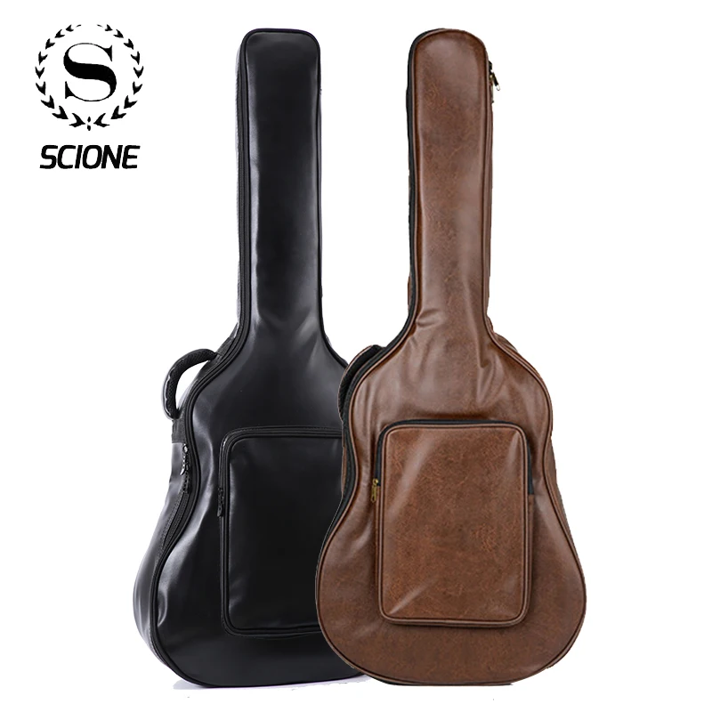 Scione 40, 41 дюймов, искусственная кожа, водонепроницаемый, акустическая, народная гитара, сумка, 20 мм, утолщенный, с хлопковой подкладкой, для гитары, рюкзак, чехол, сумка, K139
Scione 40, 41 дюймов, искусственная кожа, водонепроницаемый, акустическая, народная гитара, сумка, 20 мм, утолщенный, с хлопковой подкладкой, для гитары, рюкзак, чехол, сумка, K139