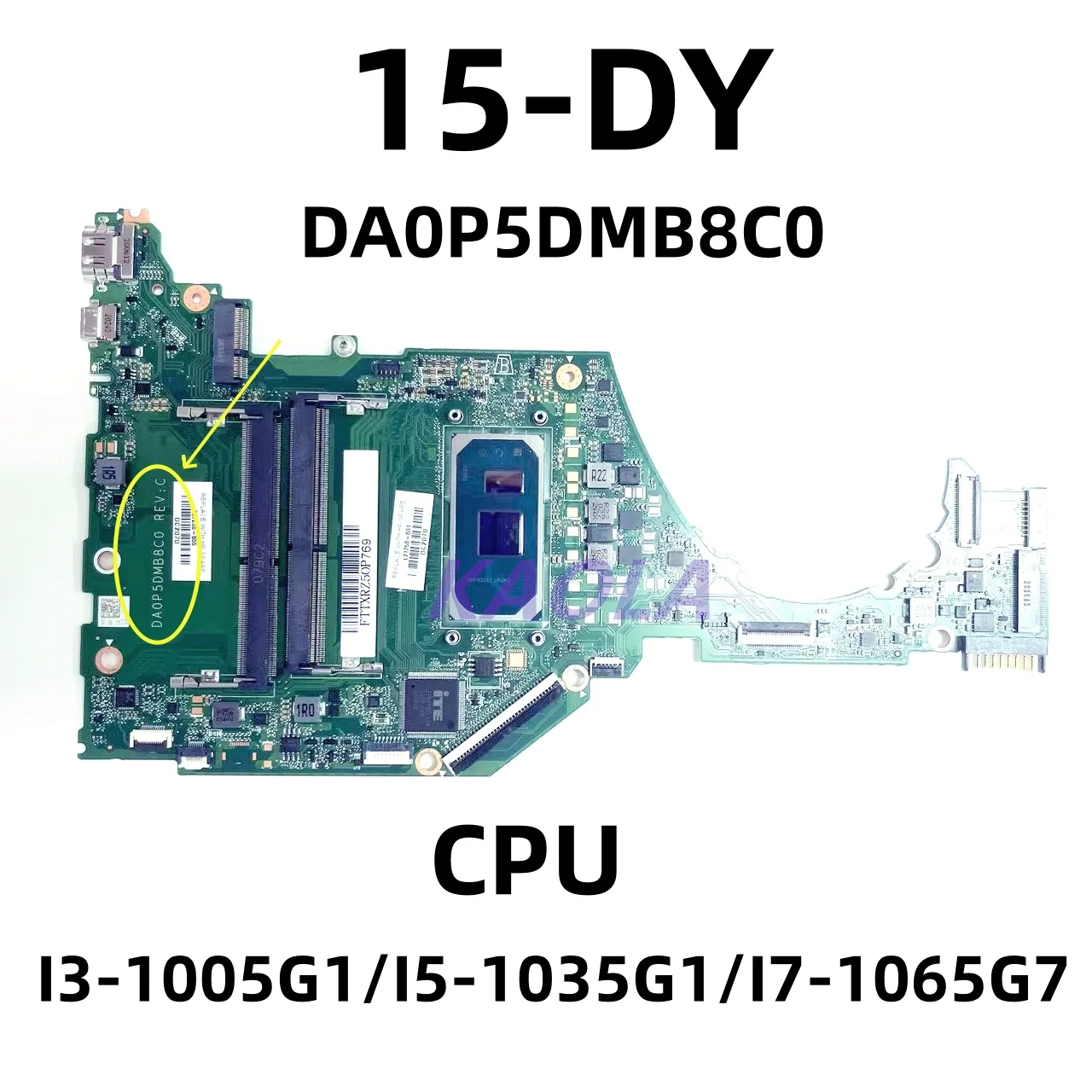 For HP Pavilion 15-DY Used Laptop Motherboard DA0P5DMB8C0 With I3 I5 I7-10TH 100% Tested Fully Work
For HP Pavilion 15-DY Used Laptop Motherboard DA0P5DMB8C0 With I3 I5 I7-10TH 100% Tested Fully Work