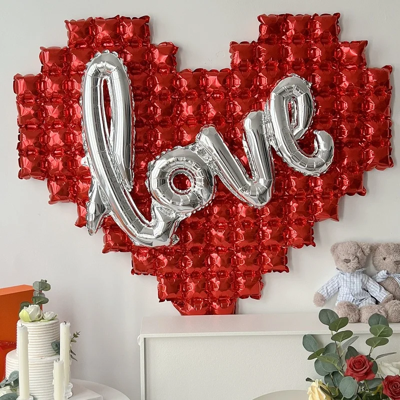 1set Heart Shaped Aluminum Foil Balloon Wedding Party Happy Valentine's Day Red Silver Helium Balloon DIY Background Wall Decor
1set Heart Shaped Aluminum Foil Balloon Wedding Party Happy Valentine's Day Red Silver Helium Balloon DIY Background Wall Decor