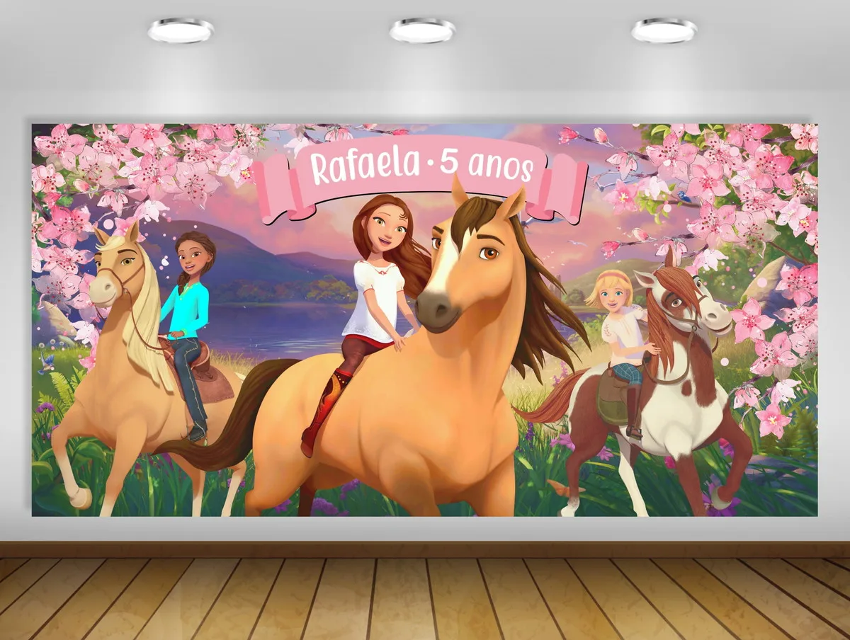 Birthday Photography Vinyl Background Custom Photo Studio Backdrop Spirit Horse Ranch Mountain Sky Baby Shower Party Background
Birthday Photography Vinyl Background Custom Photo Studio Backdrop Spirit Horse Ranch Mountain Sky Baby Shower Party Background