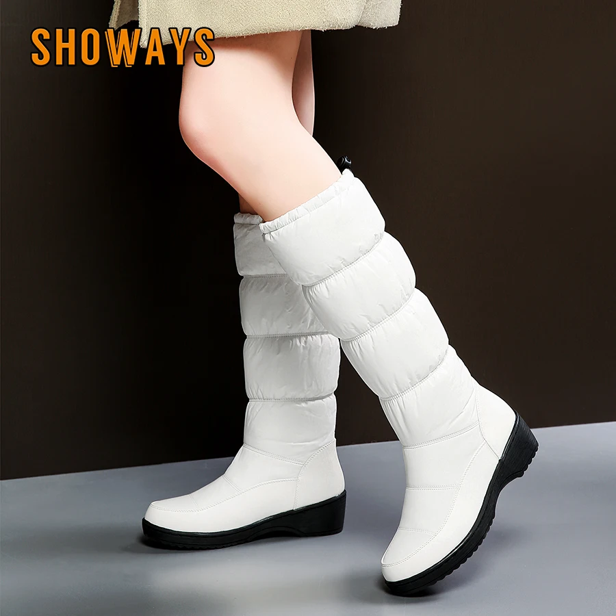 Fashion Winter Women Fur Snow Boots Black White Blue Down Outdoor Leisure Ladies Elastic Warm Down Mid-calf Wedge Platform Boots
Fashion Winter Women Fur Snow Boots Black White Blue Down Outdoor Leisure Ladies Elastic Warm Down Mid-calf Wedge Platform Boots