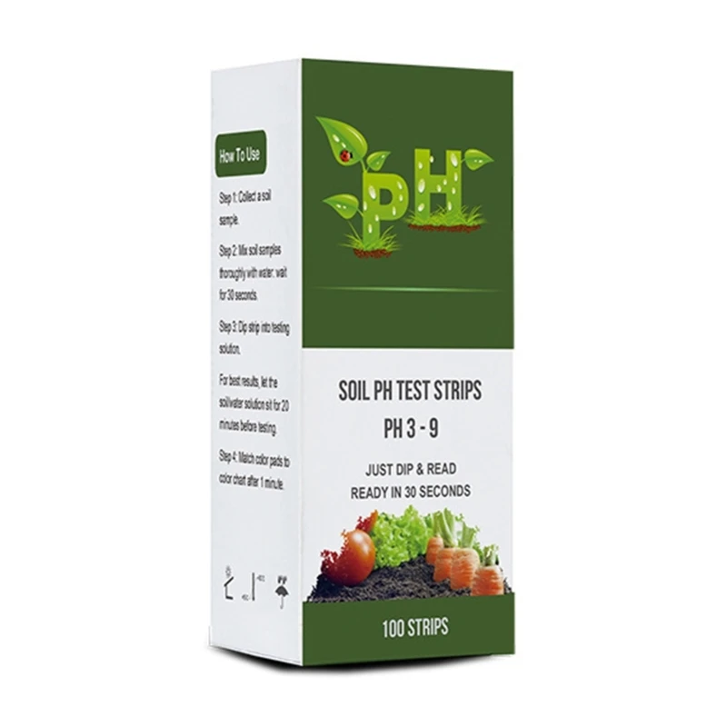 100 Strips Meter pH3-9 Test Strips Testing Measuring Tool Litmus Test Paper Alkaline Acid for Water Soil Dropship
100 Strips Meter pH3-9 Test Strips Testing Measuring Tool Litmus Test Paper Alkaline Acid for Water Soil Dropship