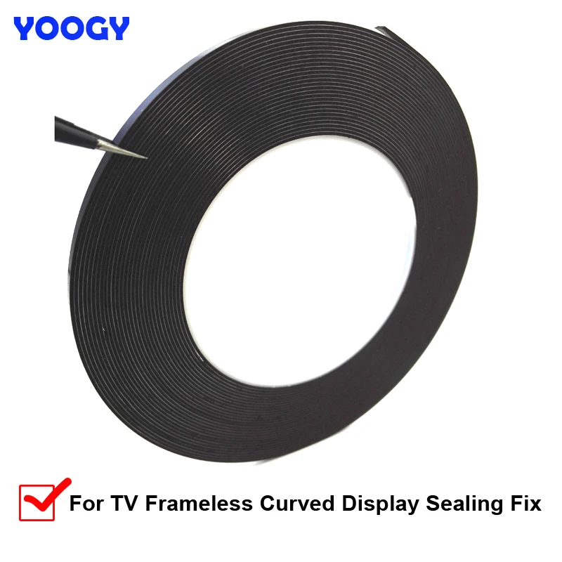 

10M/R, 3/3.5mm 4mm 5mm 6mm Double Sided Sticky Foam Tape Adhesive LCD Screen Frameless For TV Borderless Curved Display Sealing