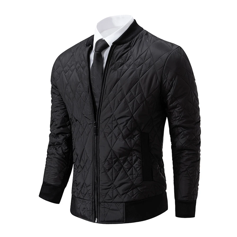 Men's Thicken Jacket for Winter Warmth Stand Collar Zipup Cotton Coat Long Sleeve Size M 3XL Black/Blue/Gray
Men's Thicken Jacket for Winter Warmth Stand Collar Zipup Cotton Coat Long Sleeve Size M 3XL Black/Blue/Gray