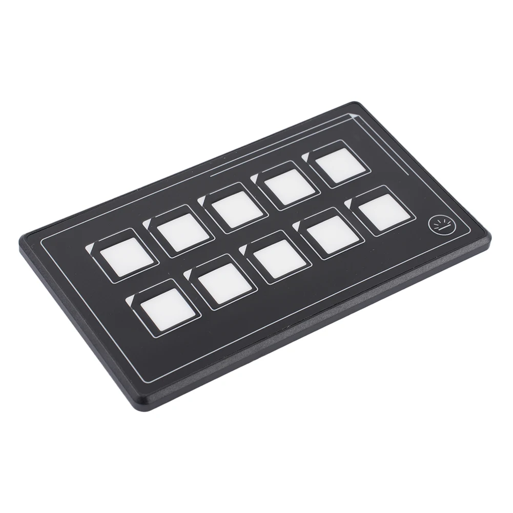 NEW High Quality 10-way Panel 10-Position Button 524g 5MM Yacht ≥10 Meters APP Control Bluetooth Color Box IP67
NEW High Quality 10-way Panel 10-Position Button 524g 5MM Yacht ≥10 Meters APP Control Bluetooth Color Box IP67