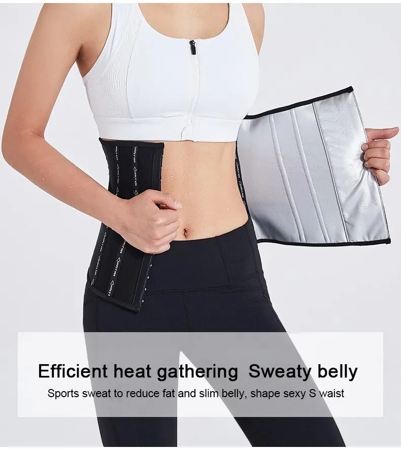 Sauna Sweat Belt Sweat to Lose Weight Woman Postpartum Waist Trainer Slimming Sheath Woman Flat Belly Fat Burning Girdle Sauna Sweat Belt Sweat to Lose Weight Woman Postpartum Waist Trainer Slimming Sheath Woman Flat Belly Fat Burning Girdle