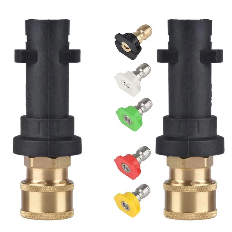 Heavy Duty Watergun Conversion Connector High-pressure Metal Conversion Connector With 5 Nozzles Cleaning Machine Accessories
Heavy Duty Watergun Conversion Connector High-pressure Metal Conversion Connector With 5 Nozzles Cleaning Machine Accessories