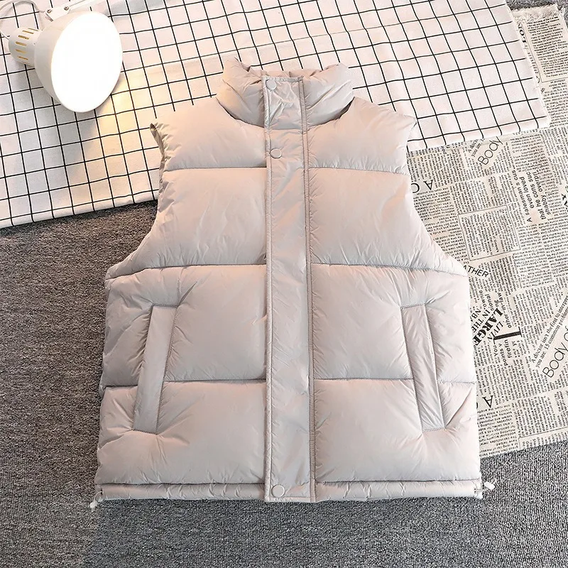 down Cotton Vest Men's Autumn and Winter Thickening Stand-up Collar Waistcoat Trendy Coat Warm Vest Waistcoat Outer Wear
down Cotton Vest Men's Autumn and Winter Thickening Stand-up Collar Waistcoat Trendy Coat Warm Vest Waistcoat Outer Wear