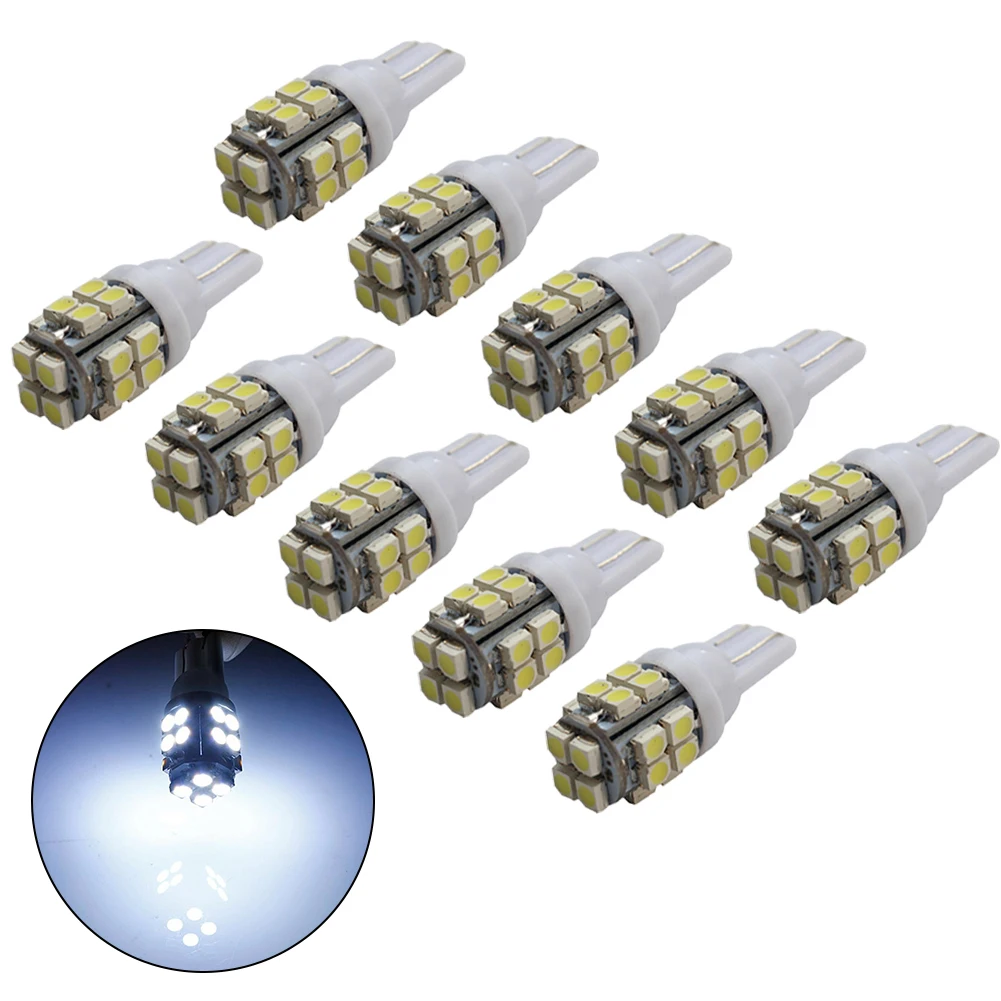 10x Universal License Plate Lights T10 1210 20Smd Led Light Bulbs Bright White Interior Lights 194, 168, 3528 Car Accessories
10x Universal License Plate Lights T10 1210 20Smd Led Light Bulbs Bright White Interior Lights 194, 168, 3528 Car Accessories
