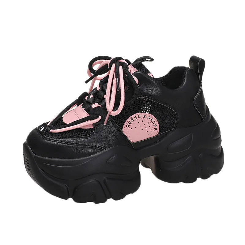Dropshipping Breathable Hollow Mesh Lace-Up Dad Shoes Thick Sole Heightening Casual Sneakers Running Shoes Women's Sneakers
Dropshipping Breathable Hollow Mesh Lace-Up Dad Shoes Thick Sole Heightening Casual Sneakers Running Shoes Women's Sneakers