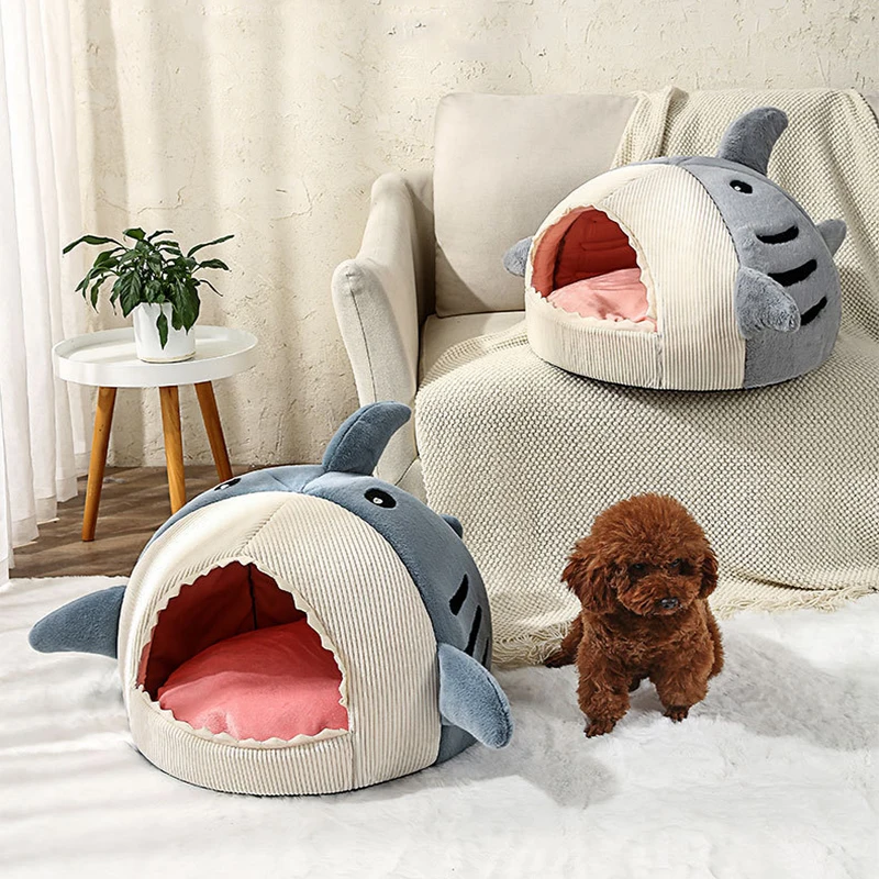 Four Seasons Universal Cat Bed Big Mouth Shark Pet Nest and Cushion 2 In 1 Dog House Sleep Bag Semi-closed PP Cotton Kennel
Four Seasons Universal Cat Bed Big Mouth Shark Pet Nest and Cushion 2 In 1 Dog House Sleep Bag Semi-closed PP Cotton Kennel
