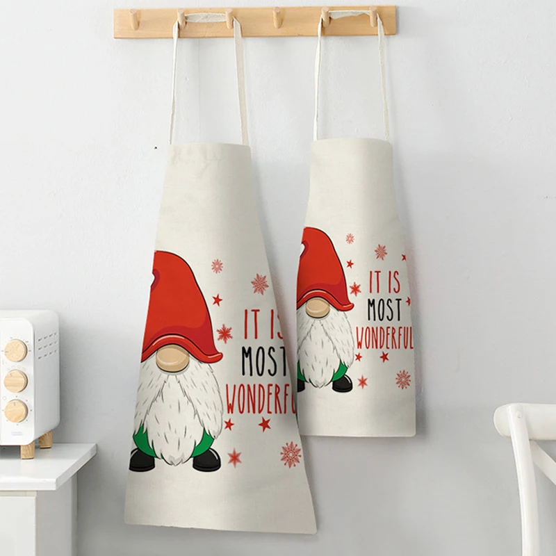 Christmas Apron Linen Antifouling Santa Claus Plaid Printed Apron Aprons for Women Baking Accessories Children's Apron Delantal
Christmas Apron Linen Antifouling Santa Claus Plaid Printed Apron Aprons for Women Baking Accessories Children's Apron Delantal