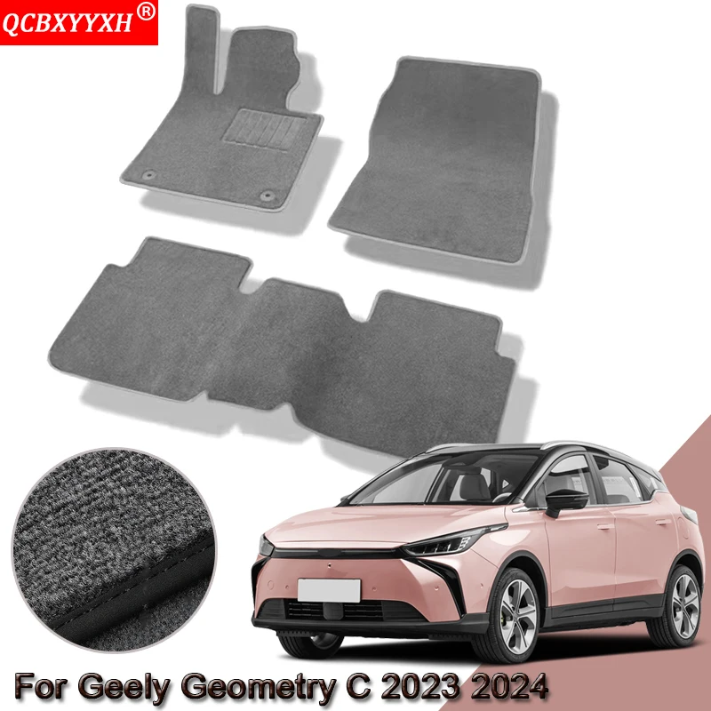 

Custom Car Floor Mats For Geely Geometry C 2023 2024 Waterproof Non-Slip Floor Mats Internal Protection Carpets Rugs Accessory