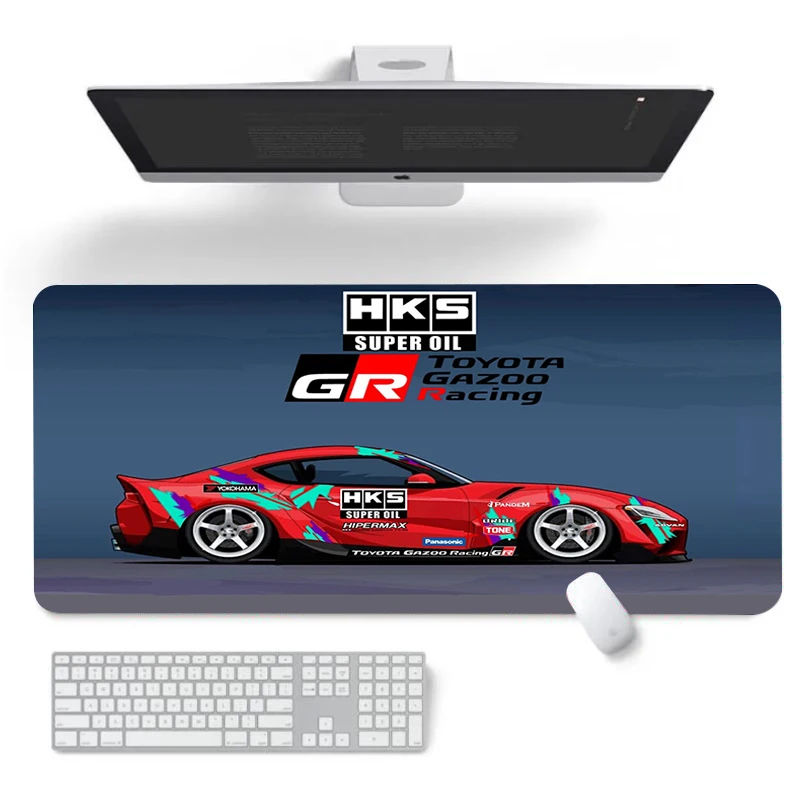 

HKS R32 GT-R Extended Pad Mouse Table Mat Xxl Mousepad Speed Deskmat Deskpad Gamer Cabinet Playmat Keyboard Gaming Mats Kawaii