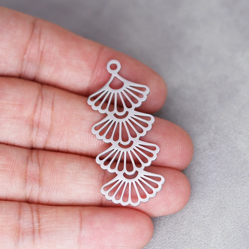 3pcs Shell Leaf Stainless Steel Pendant DIY Tassels Earrings Charms for Jewelry Making Vintage Necklace Women Handmade Accessory
3pcs Shell Leaf Stainless Steel Pendant DIY Tassels Earrings Charms for Jewelry Making Vintage Necklace Women Handmade Accessory