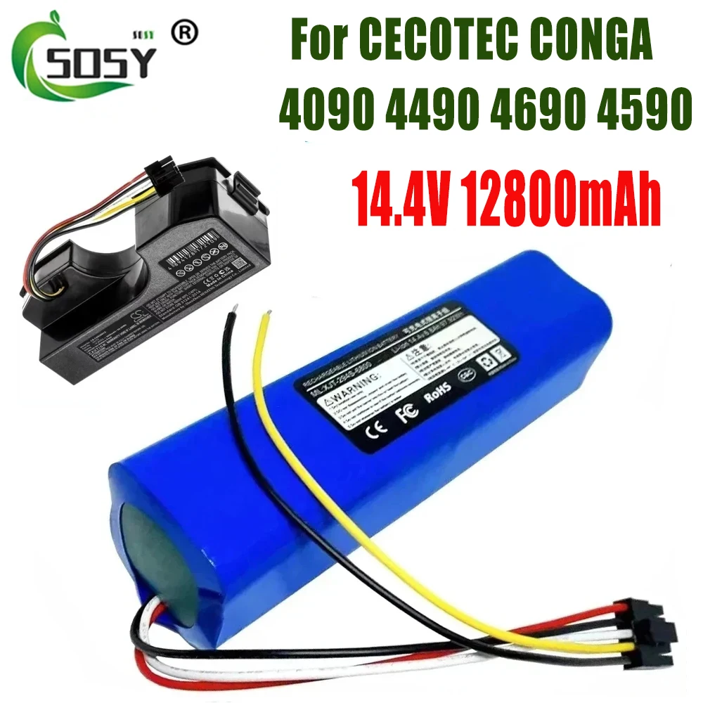 Аккумуляторная батарея для робота CECOTEC CONGA 14,8 12800 100% 4090 4490, 4690 в, 4590 мАч
Аккумуляторная батарея для робота CECOTEC CONGA 14,8 12800 100% 4090 4490, 4690 в, 4590 мАч