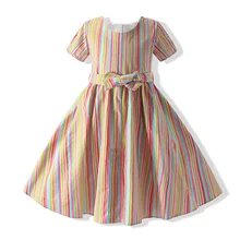 2022 Summer Girls Dress Short Sleeve Striped Casual Cotton 2T 4T 6T 8T 10T Girls Striped Pricess Dress Children Clothing Outwear
2022 Summer Girls Dress Short Sleeve Striped Casual Cotton 2T 4T 6T 8T 10T Girls Striped Pricess Dress Children Clothing Outwear