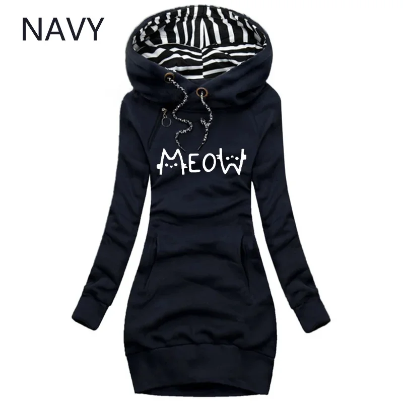 Women Pullover Dress Autumn Winter Hoodies Dresses Fashion Long Sleeve Hooded Dress Casual Sweatshirt Dresses 
Women Pullover Dress Autumn Winter Hoodies Dresses Fashion Long Sleeve Hooded Dress Casual Sweatshirt Dresses