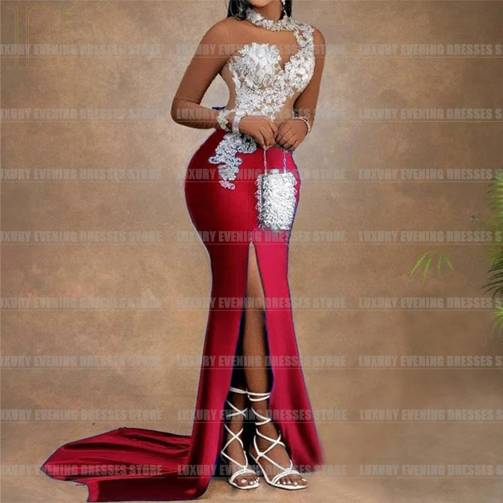 African Elegant Evening Dresses Mermaid Sexy Sequined Appliques Sweetheart Side Split For Woman Formal Party Prom Gowns Vestidos
African Elegant Evening Dresses Mermaid Sexy Sequined Appliques Sweetheart Side Split For Woman Formal Party Prom Gowns Vestidos
