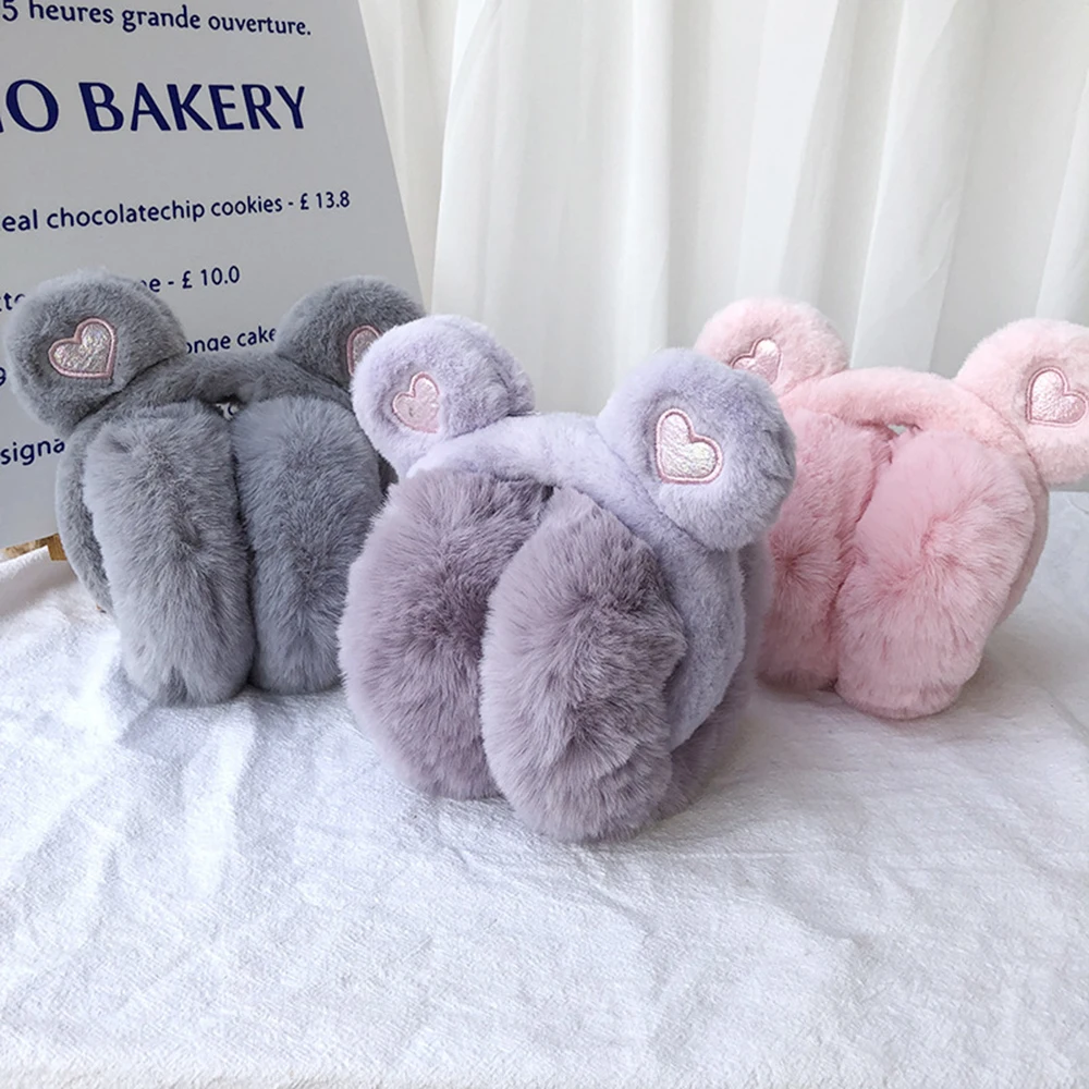 Cute Bear Ears Foldable Earmuffs Winter Plush Thickened Ear Warmer Outdoor Coldproof Soft Warm Ear Muffs Faux Furry Earmuffs Hot
Cute Bear Ears Foldable Earmuffs Winter Plush Thickened Ear Warmer Outdoor Coldproof Soft Warm Ear Muffs Faux Furry Earmuffs Hot