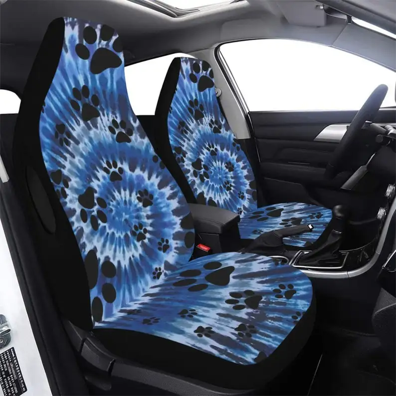 Custom Seat Covers | Bucket Seat Covers | Blue Shibori Tie Dye Cat Paws - Airbag Compatible | Custom Seat Cover | Car Seat Cover
Custom Seat Covers | Bucket Seat Covers | Blue Shibori Tie Dye Cat Paws - Airbag Compatible | Custom Seat Cover | Car Seat Cover