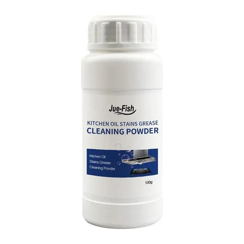 

100g All Purpose Cleaning Powder Stain Remover Degreaser Remove Grease Dirt And Stubborn Stains Kitchen Powder Cleaner