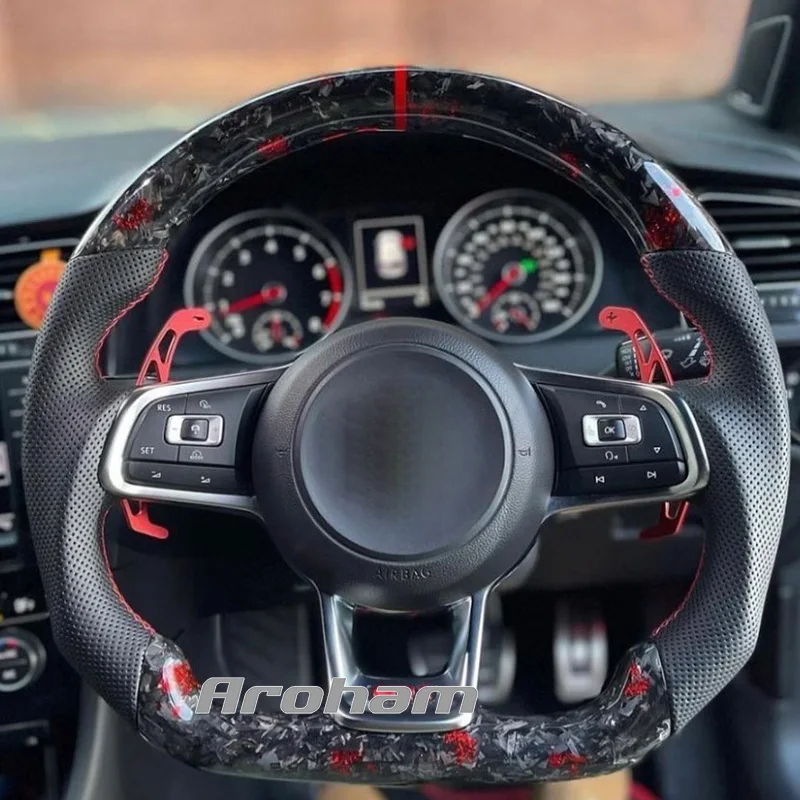 Forging Carbon Fiber Steering Wheel For MK7.5 GTI R For Volkswagen Golf MK7 Steering Wheel Assembly
Forging Carbon Fiber Steering Wheel For MK7.5 GTI R For Volkswagen Golf MK7 Steering Wheel Assembly