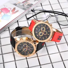 Creative style inlaid red and green belt fashion watch large dial three-eye multi-layer scale sports watch
Creative style inlaid red and green belt fashion watch large dial three-eye multi-layer scale sports watch