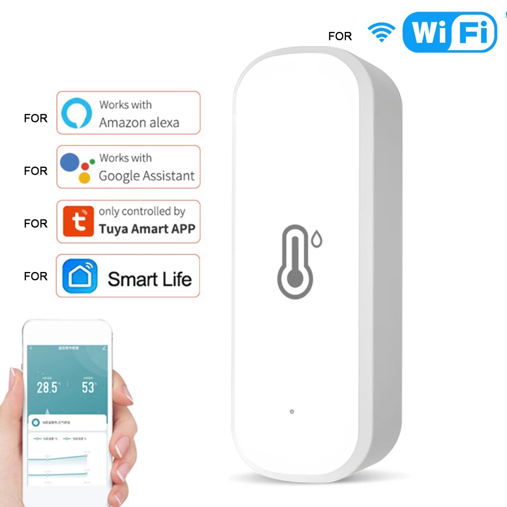 Thermohygrometer DC3V LRO3 Temperature And Humidity Sensor Indoor Wireless Sensor Smart WIFI Temperature And Humidity Detector
Thermohygrometer DC3V LRO3 Temperature And Humidity Sensor Indoor Wireless Sensor Smart WIFI Temperature And Humidity Detector