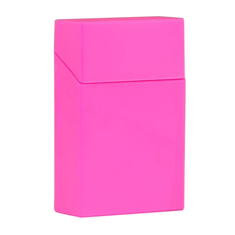 Boîte à cigarettes en plastique multicolore, étui à cigares fin Portable, support poche pour fumer, stockage livraison 2