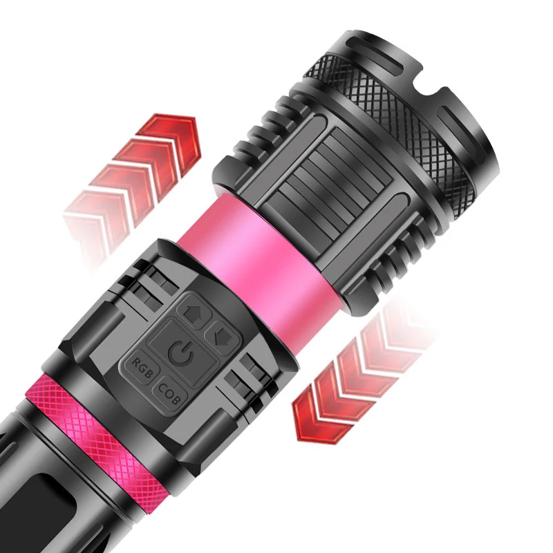 Super Bright XHP120 Powerful Flashlight Waterproof COB LED BLUE GREEN RED Camping Hunt Light USB Zoomable Flash Light Lamp
Super Bright XHP120 Powerful Flashlight Waterproof COB LED BLUE GREEN RED Camping Hunt Light USB Zoomable Flash Light Lamp