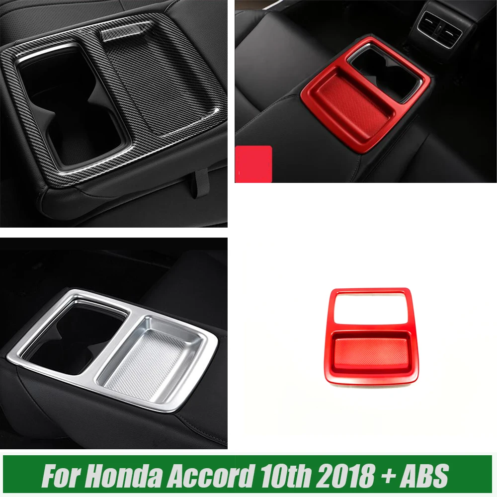 For Honda Accord 10th 2018 2019 2020 2021 ABS Matte/Carbon /red Car rear water cup frame Cover trim car Accessories 1pcs
For Honda Accord 10th 2018 2019 2020 2021 ABS Matte/Carbon /red Car rear water cup frame Cover trim car Accessories 1pcs