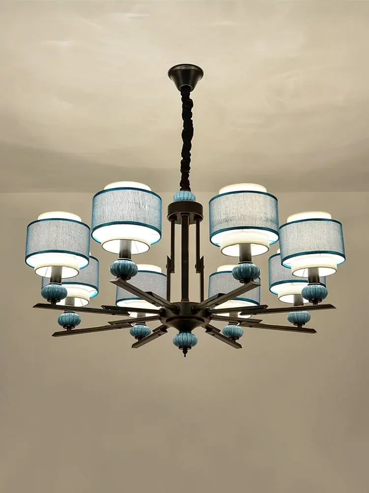 New Chinese-Style Chandelier Living Room Chinese Style Retro Lamps Bedroom Study and Restaurant Lighting
New Chinese-Style Chandelier Living Room Chinese Style Retro Lamps Bedroom Study and Restaurant Lighting