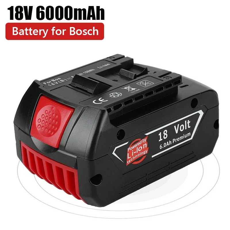 100% New Original 18V 6000mAh Rechargeable Lithium Ion Battery for Bosch 18V 6.0A Backup Battery Portable Replacement BAT609
100% New Original 18V 6000mAh Rechargeable Lithium Ion Battery for Bosch 18V 6.0A Backup Battery Portable Replacement BAT609