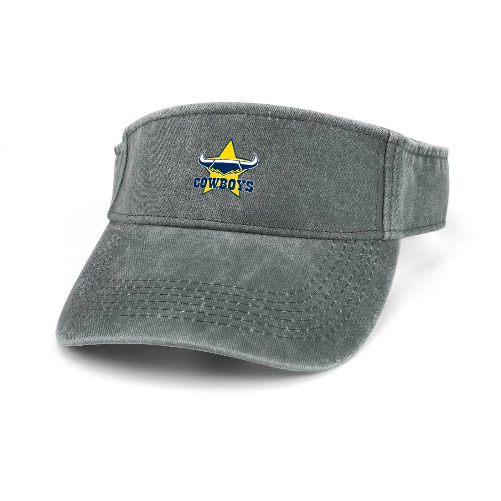 North Queensland Cowboys Australian Rugby custom made Sun Visor Leaky Top Cowboy Hats Mens Womens Customized Empty Open Top Hat
North Queensland Cowboys Australian Rugby custom made Sun Visor Leaky Top Cowboy Hats Mens Womens Customized Empty Open Top Hat