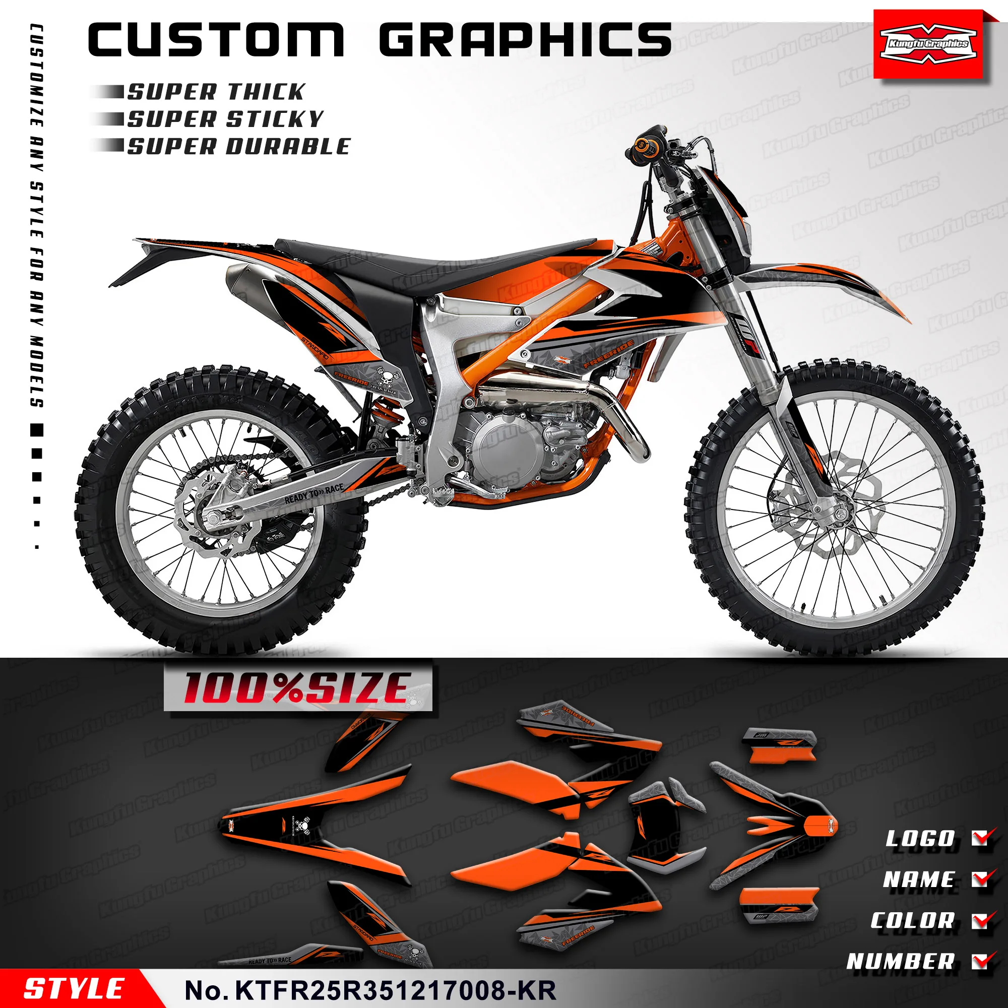 KUNGFU, графические водонепроницаемые наклейки, виниловые наклейки для KTM Freeride 250 350 2012 2013 2014 2016, KTFR25R351217008-KR
KUNGFU, графические водонепроницаемые наклейки, виниловые наклейки для KTM Freeride 250 350 2012 2013 2014 2016, KTFR25R351217008-KR