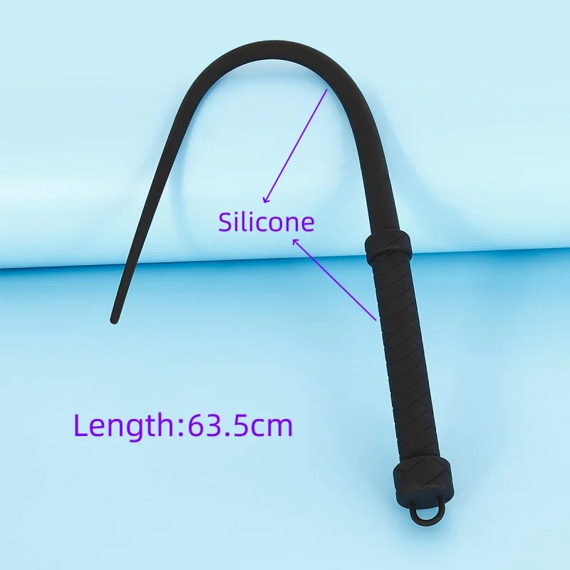 63 см силиконовый флирт шлепание тонкий Knout БДСМ фетиш бутик верховой езды Урожай верности эротические секс-игрушки для пар женщин